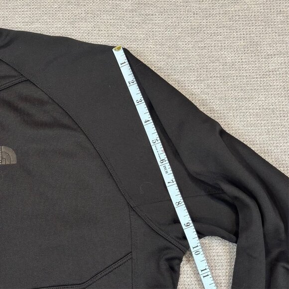 The North Face Canyonlands 1/2 Zip Sweatshirt Mens Size XL Mock Neck Black Gray - Picture 12 of 14